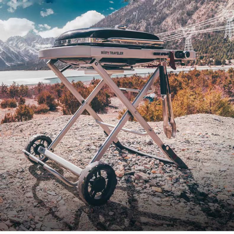 weber Traveler威焙探享家戶(hù)外燃氣燒烤爐家用庭院可攜式燒烤架